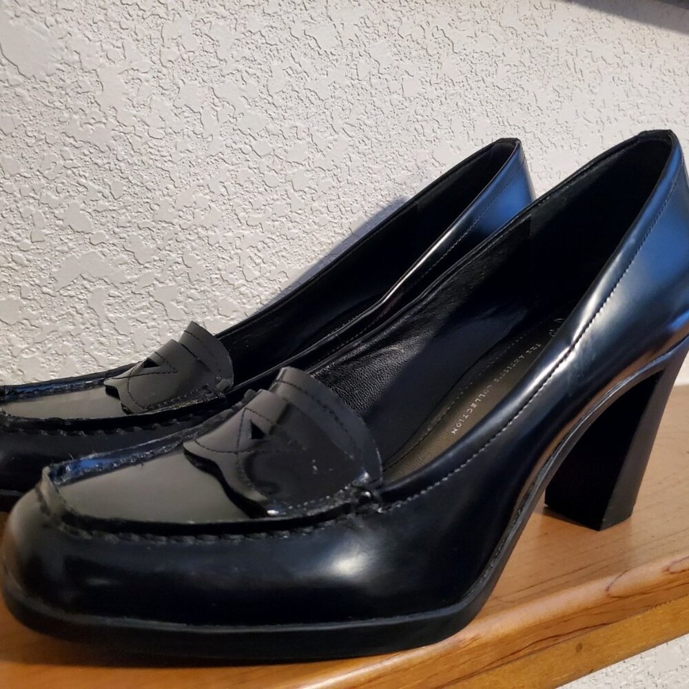 Franco Sarto Womens US 8, Black, Loafer Pump